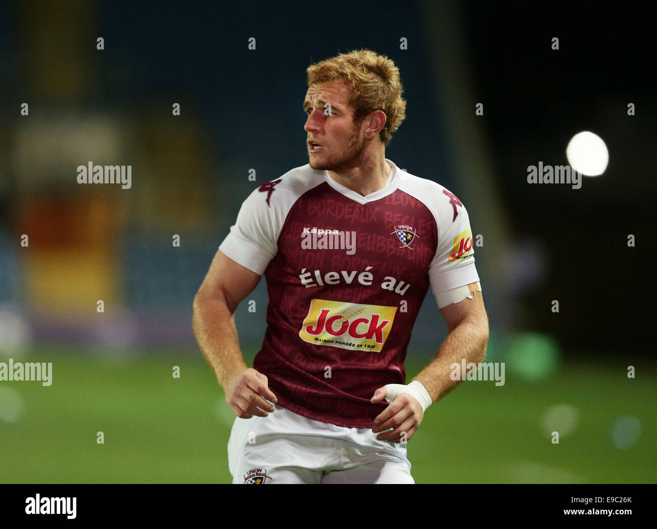 Oxford, UK. 23rd Oct, 2014. European Rugby Challenge Cup- pool four. London Welsh versus Bordeaux Begles. Charles Brousse Bordeaux. Credit:  Action Plus Sports/Alamy Live News Stock Photo