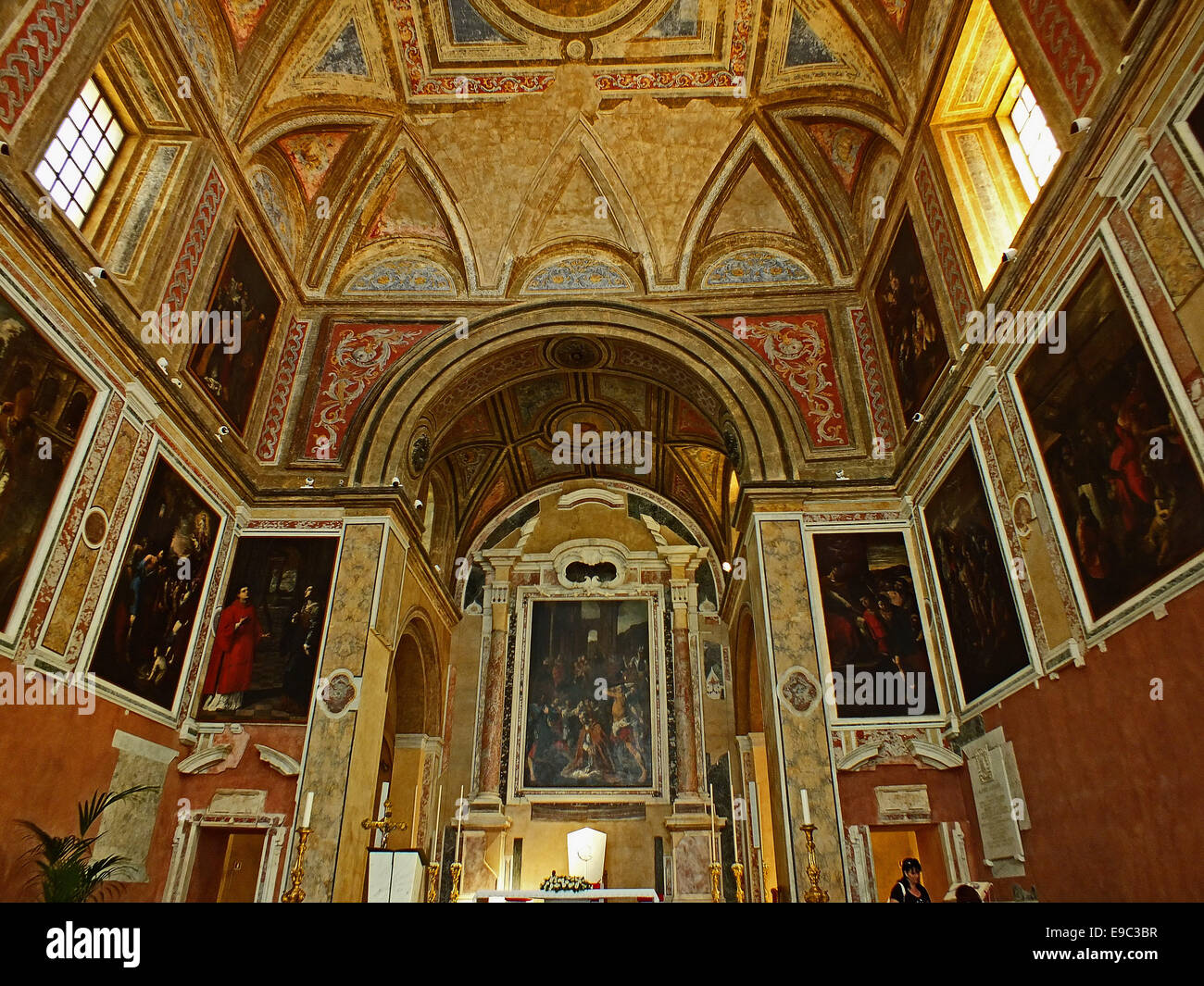 The Cathedral of Pozzuoli - Cattedrale di San Procolo Martire - a minor  basilica, is accessible after renovation for visitors. You can see the  courtyard, through transparent floors, the columns and foundations
