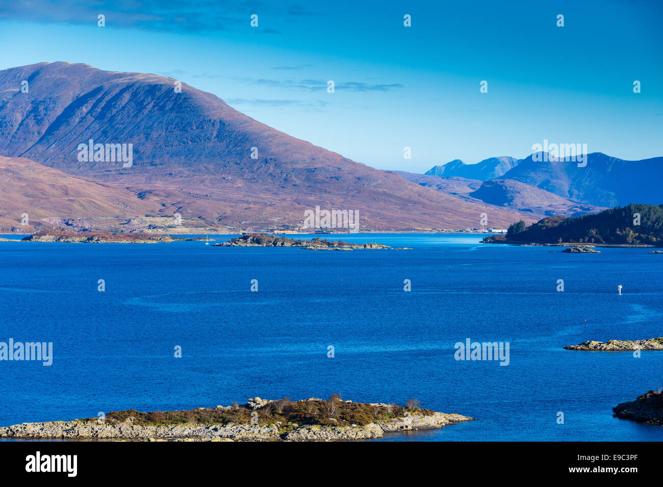 Lochcarron and the Applecross Peninsula, Scotland Stock Photo Alamy