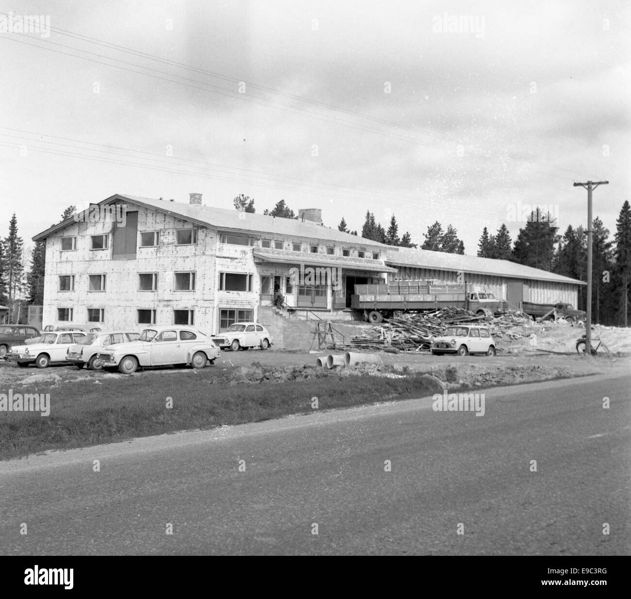 Photograph of a fodder factory in Nykarleby (Uusikaarlepyy), Finland ...