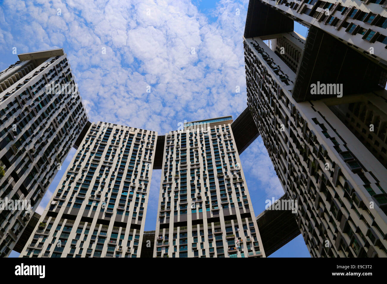 PinnacleDuxton housing project in Tanjong Pagar, Singapore Stock Photo