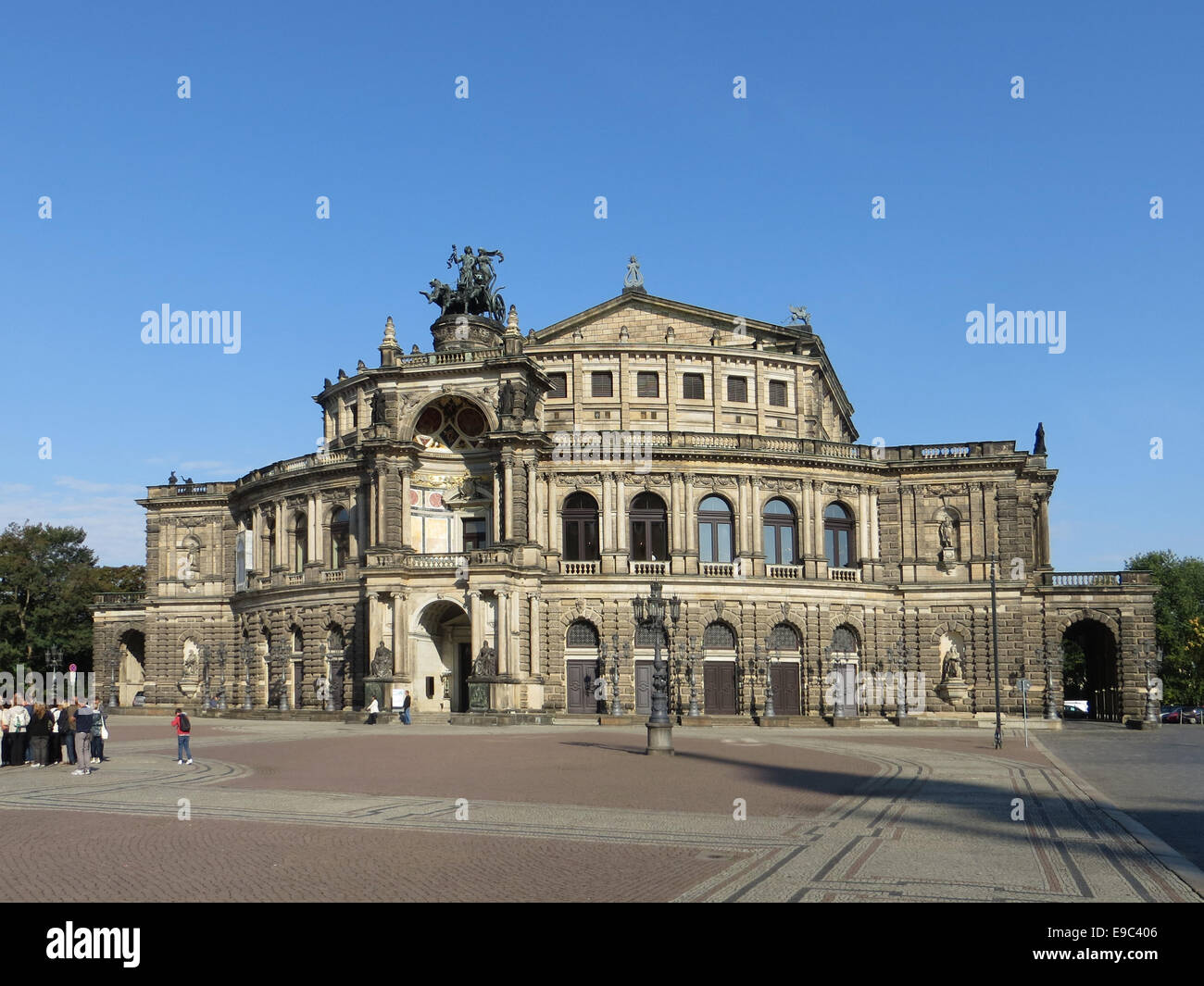 Semper opera of Dresden Stock Photo - Alamy