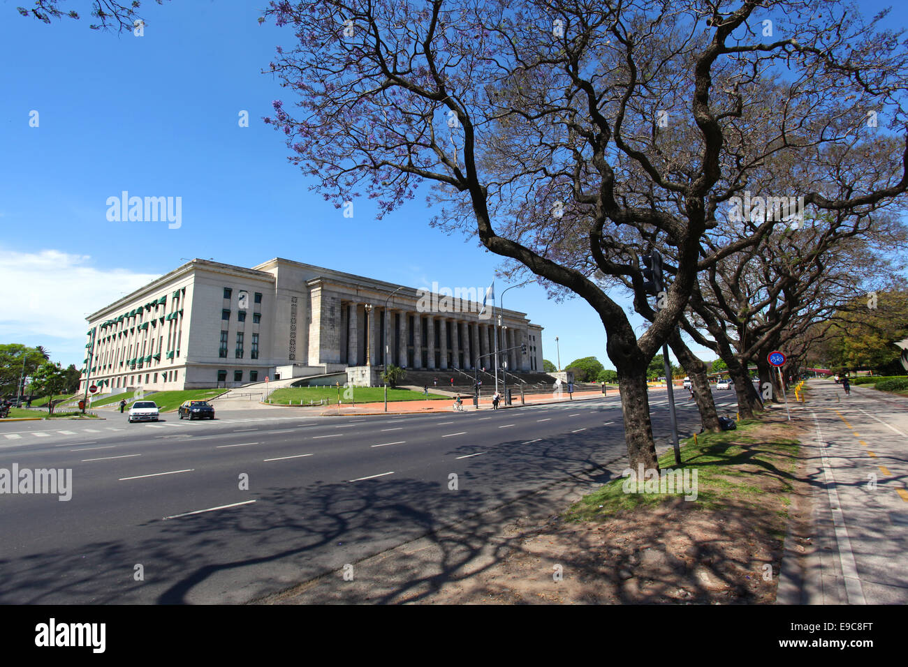 The 'University of Law'. Recoleta, Buenos Aires, Argentina. Stock Photo