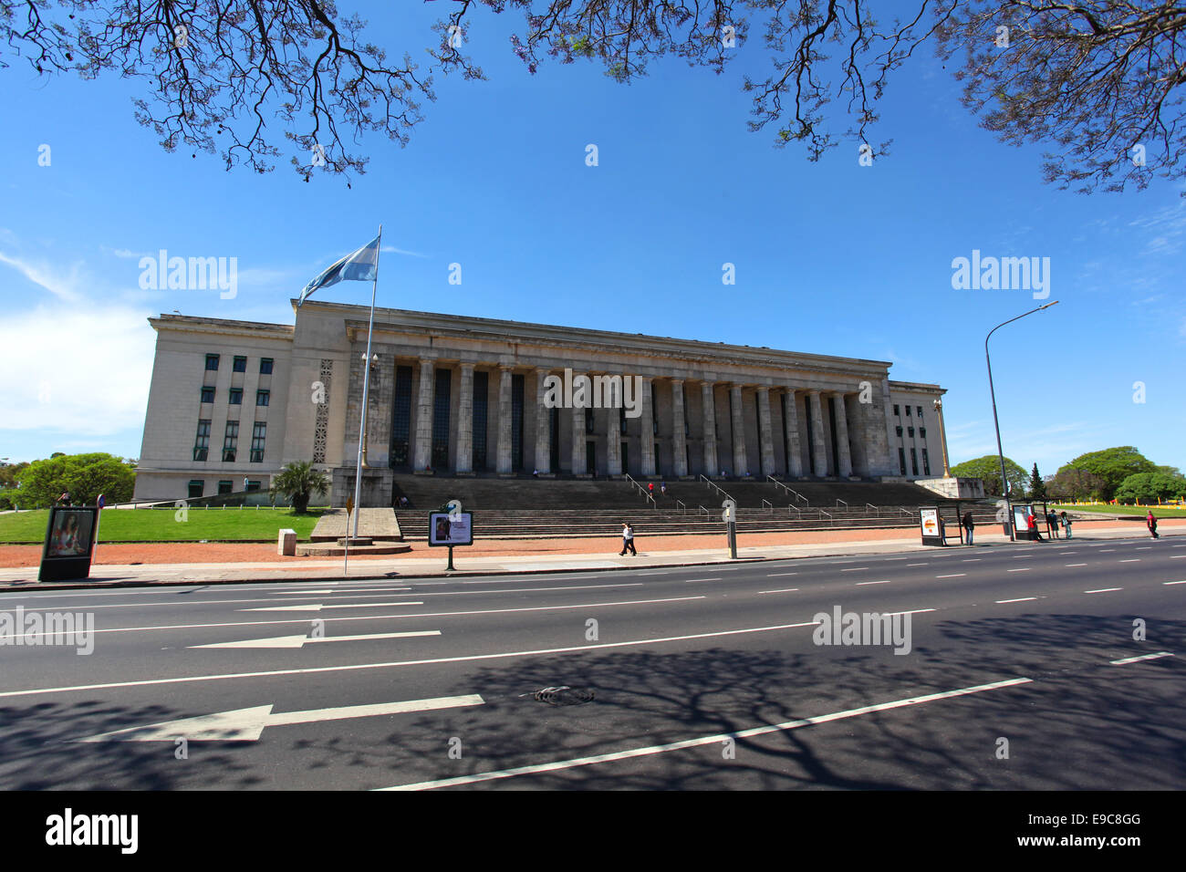 The 'University of Law'. Recoleta, Buenos Aires, Argentina. Stock Photo