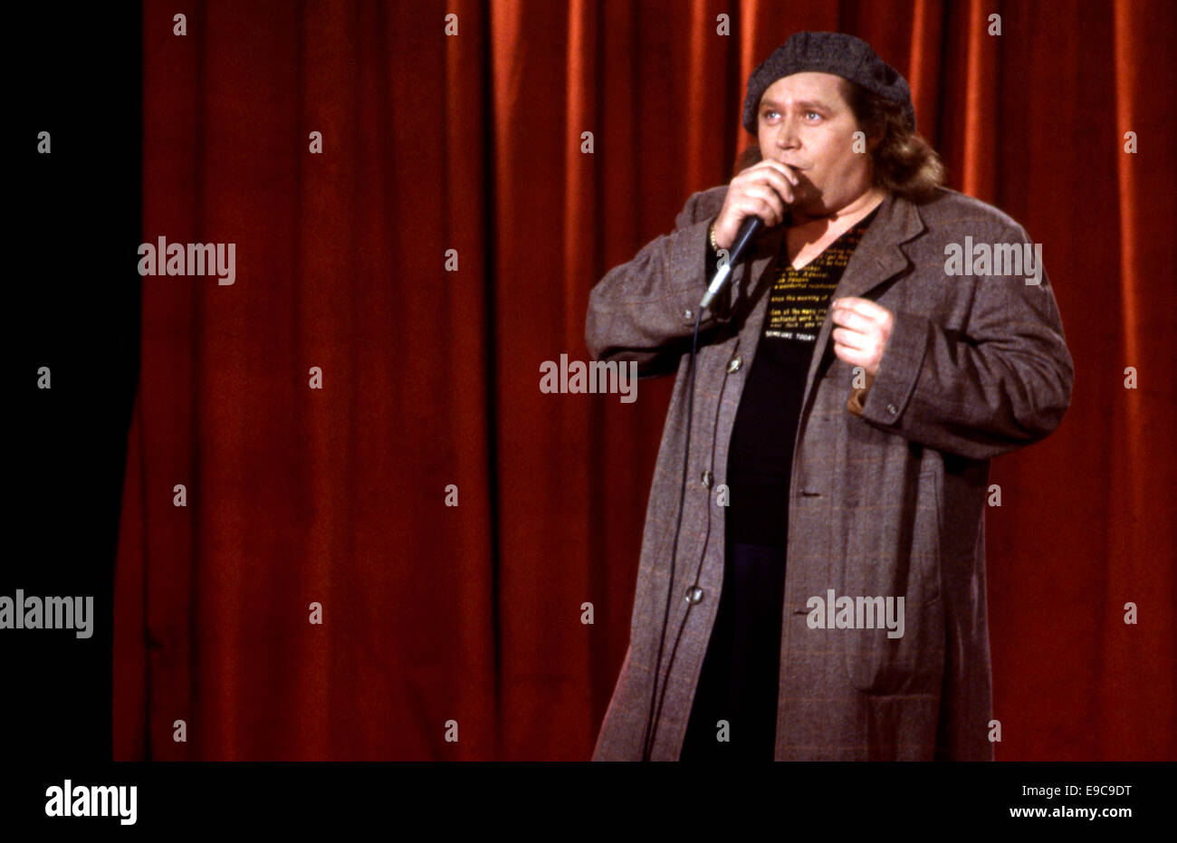 Sam Kinison performing at the Roxy on the Sunset Strip in 1987 Stock Photo