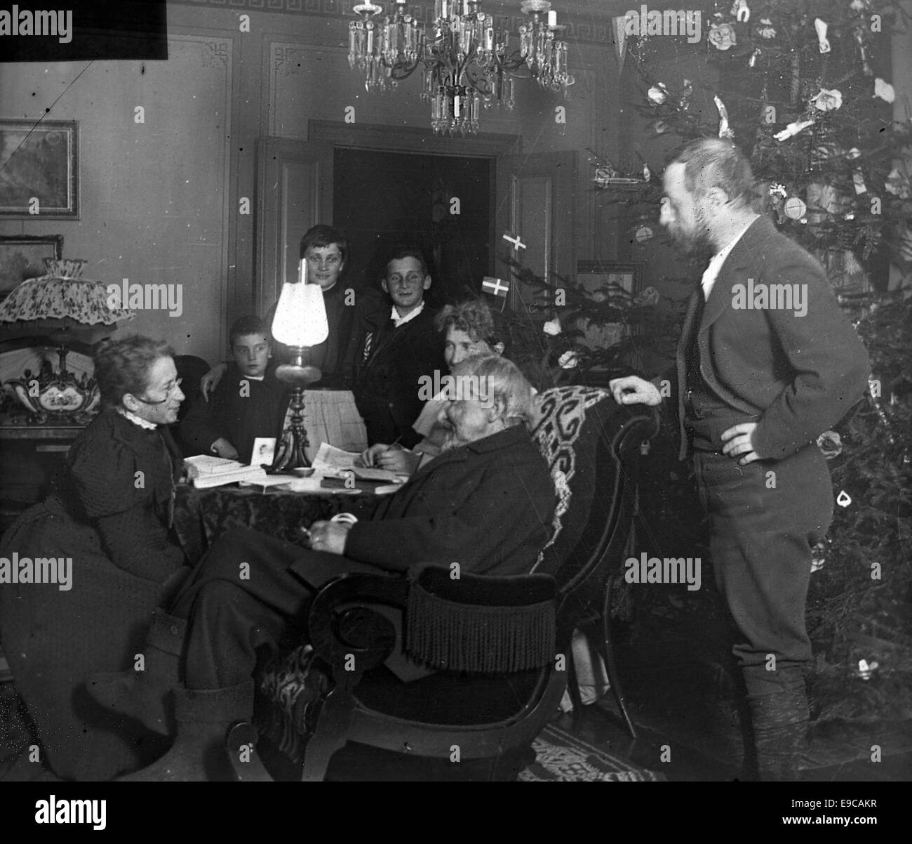 An image related to the history of the Swedish Literature Society in Finland, with a connection to the works of the author Zacharias Topelius. The photograph highlights Swedish literary history in Finland. Stock Photo