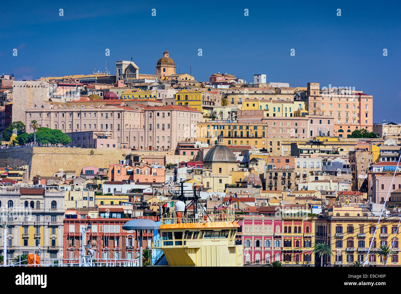 Cagliari, Sardinia, Italy cityscape. Stock Photo