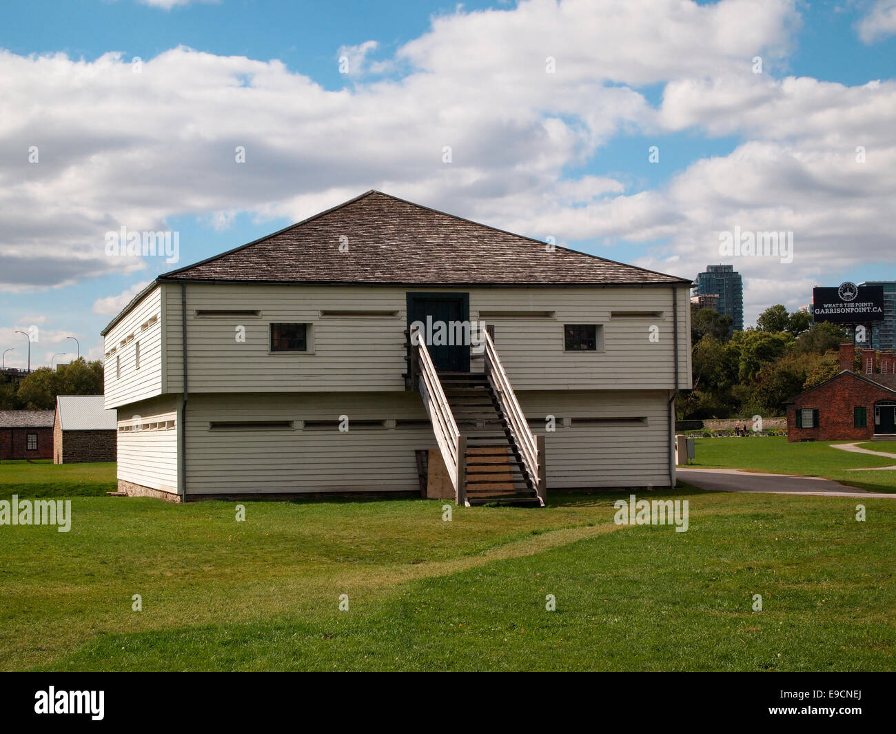 The Number 2 (Centre) Blockhouse within Fort York, Toronto, Ontario