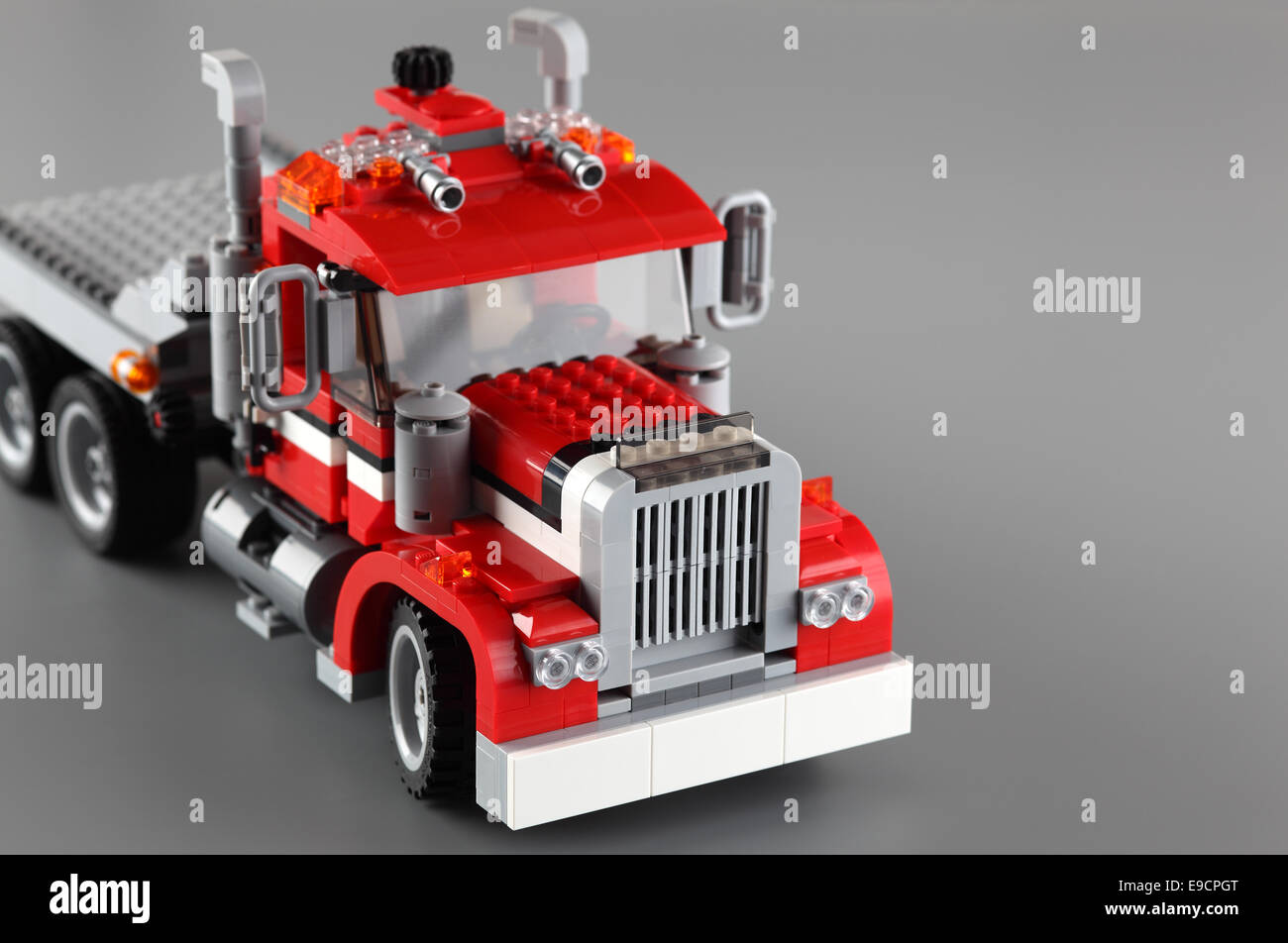lego creator red truck