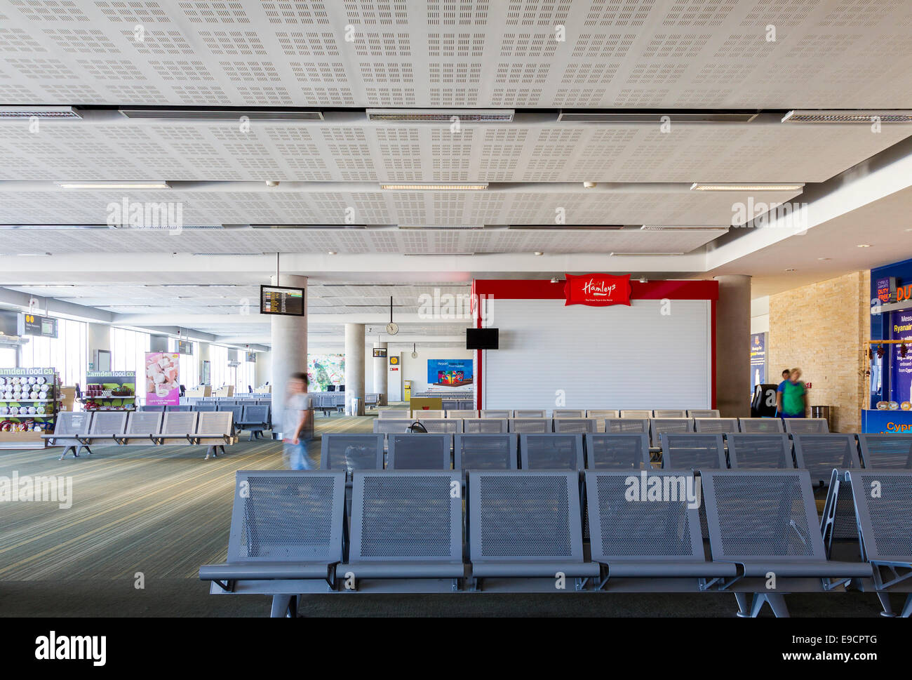 Inside Paphos airport at a quite time between flights Stock Photo Alamy