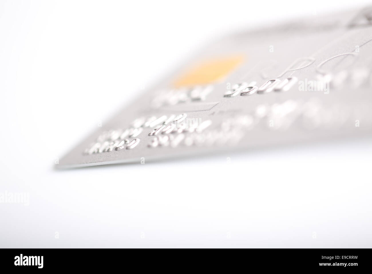Close up of credit card on a white background Stock Photo - Alamy