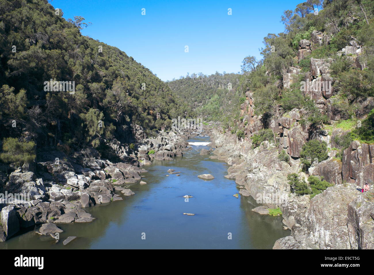cataract gorge in Launceston,Tasmania,Australia Stock Photo