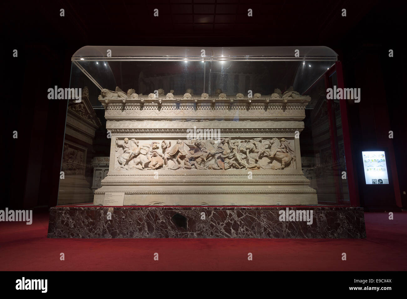 The Alexander the Great sarcophagus, Istanbul archaeological museum