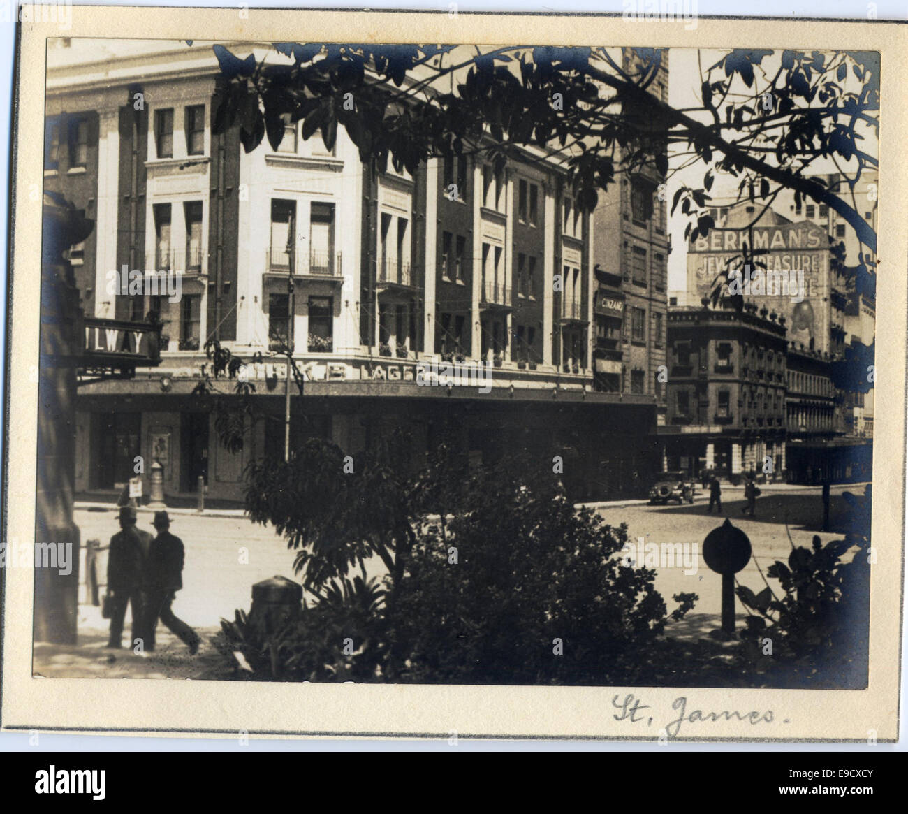 A historical photograph of St James, a well-known area in central ...