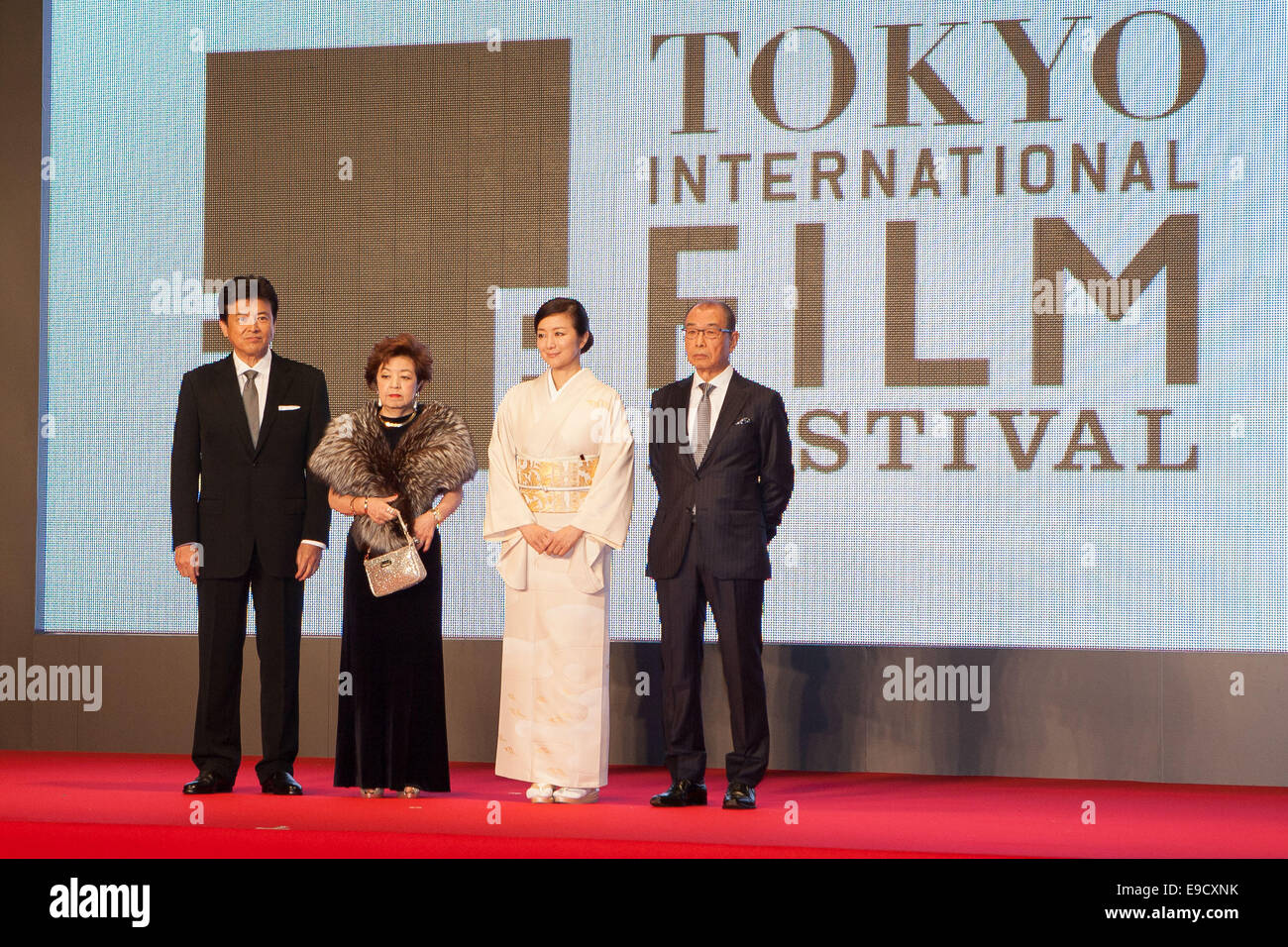Tomokazu Miura Kyoka Suzuki Oct 23 14 The 27th Tokyo International Film Festival Kicked Off In Roppongi Hundreds Of Fans Where Waiting For Their Stars To Arrive And Walk The Red