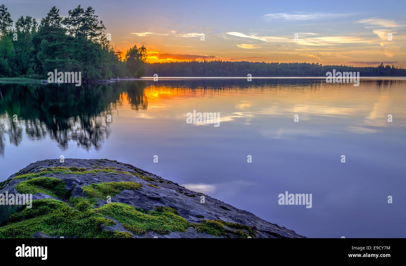 Sunset Rocks Trees Rock tree and sunset hi-res stock photography and images - Alamy
