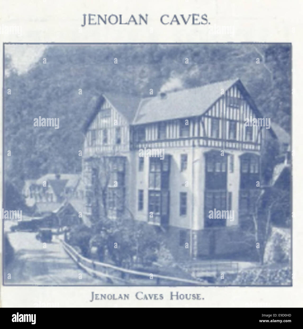 A photograph of Jenolan Caves House, a historic building located near ...