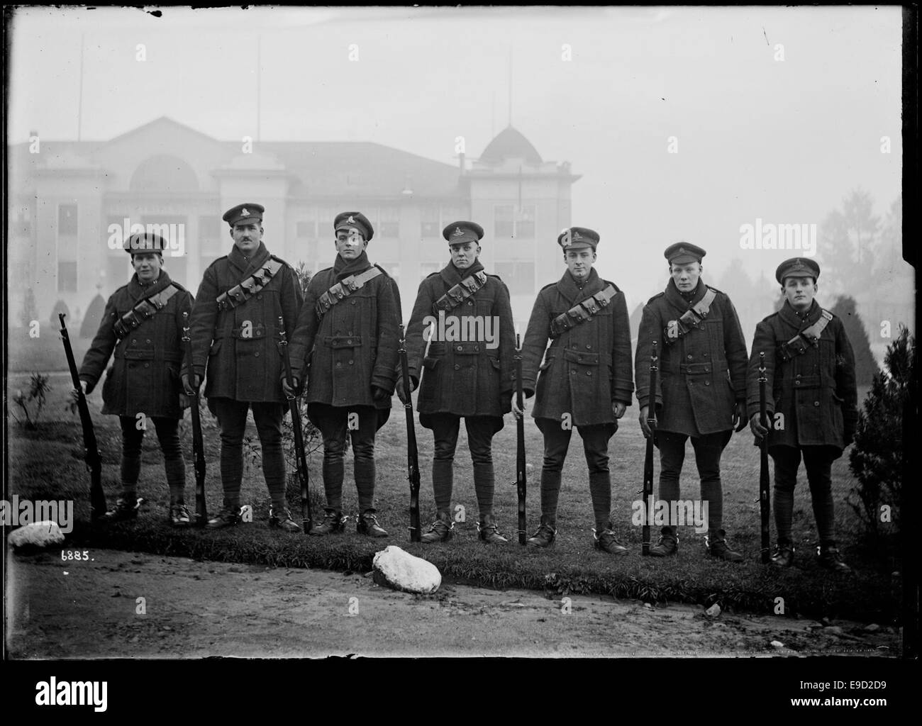 Men in black uniforms Black and White Stock Photos & Images - Alamy