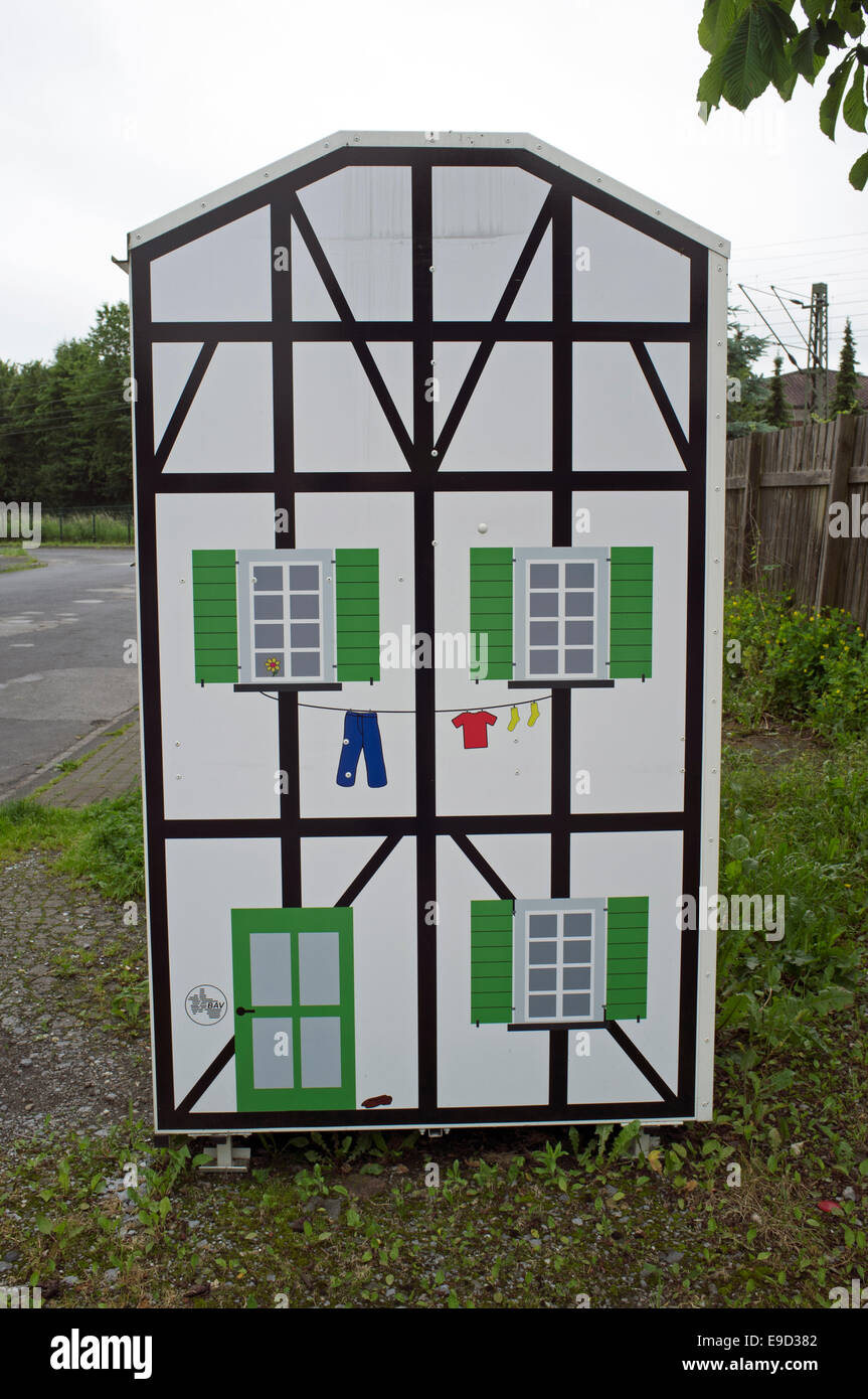 Clothes recycling bin Stock Photo Alamy