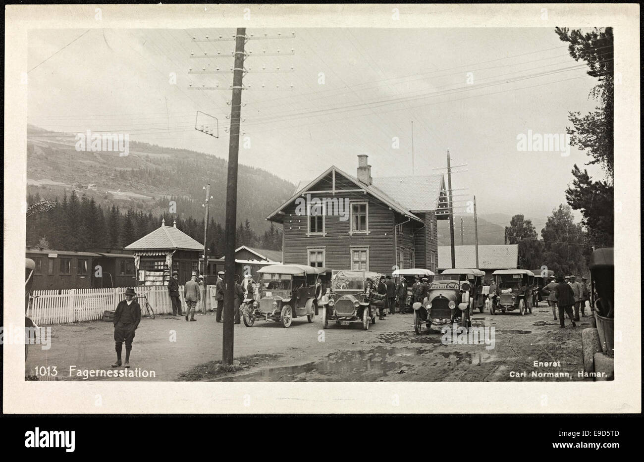 1013 Fagernes station Stock Photo