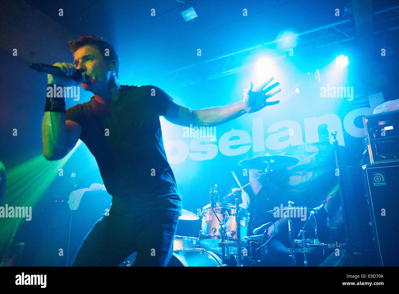 Ex World Superbike champion and Moto GP commentator James Toseland in  concert at The Talking Heads, Southampton. Featuring: James Toseland Where:  Southampton, United Kingdom When: 22 Apr 2014 Stock Photo - Alamy
