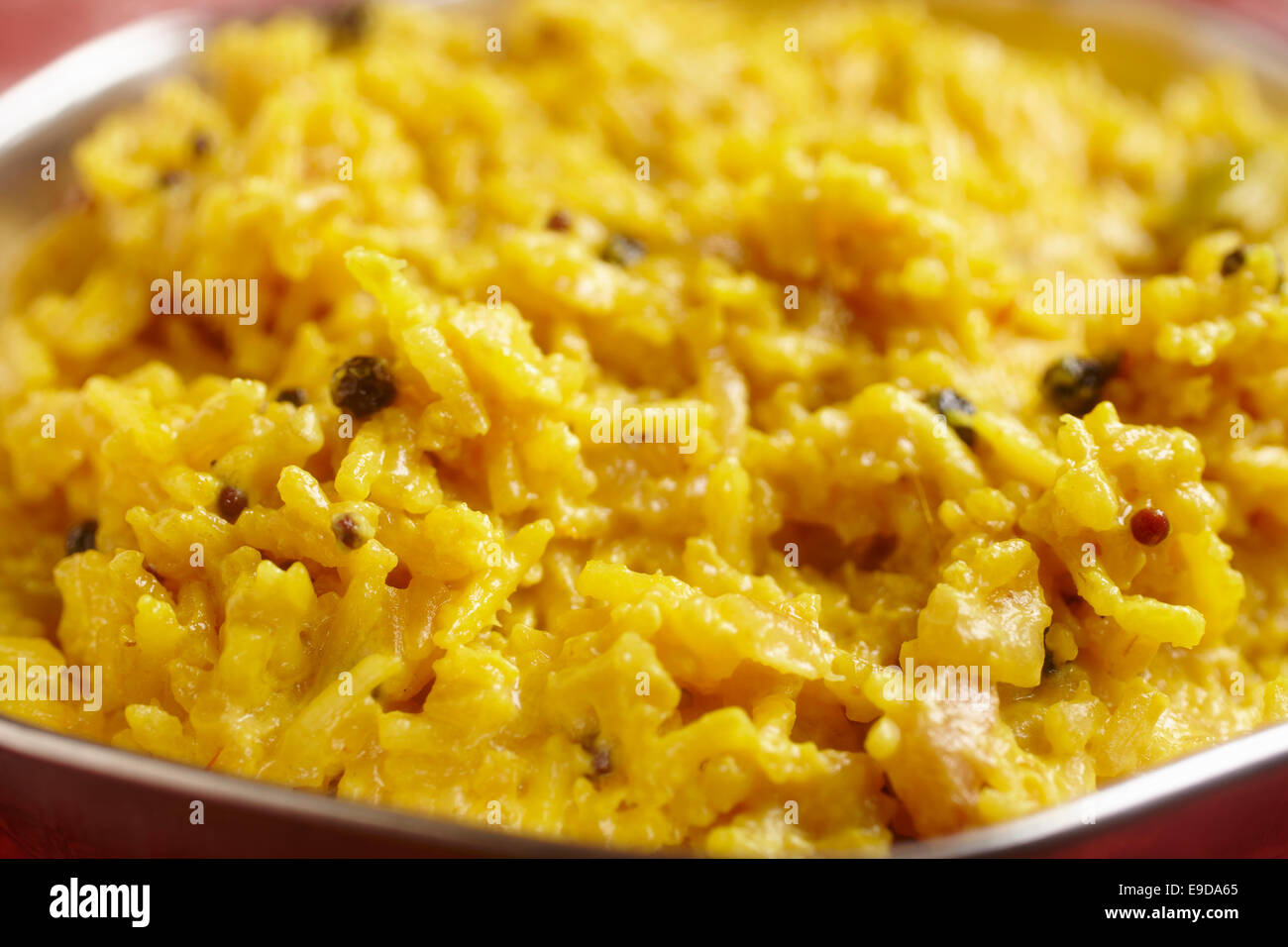 Saffron Rice in the Sri Lankan style Stock Photo