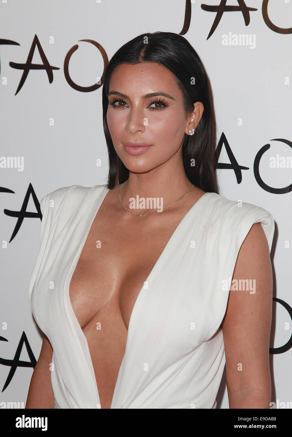 Las Vegas, Nevada, USA. 25th Oct, 2014. TV personality KIM KARDASHIAN WEST celebrates her 34th birthday at TAO Nightclub. Credit:  Marcel Thomas/ZUMA Wire/Alamy Live News Stock Photo