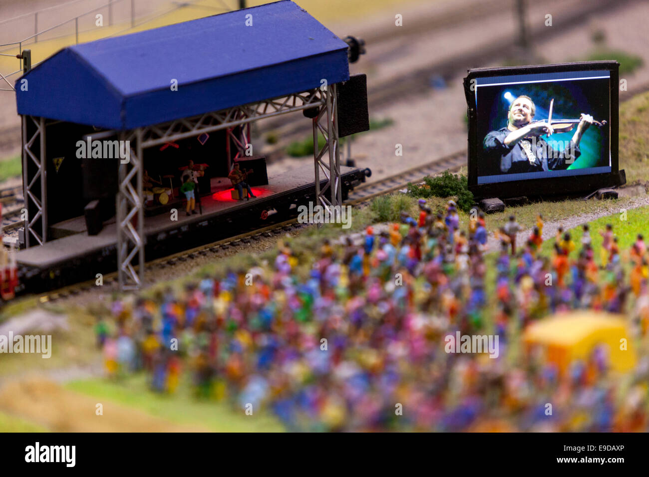 Railway model, Prague Czech Republic Stock Photo Alamy