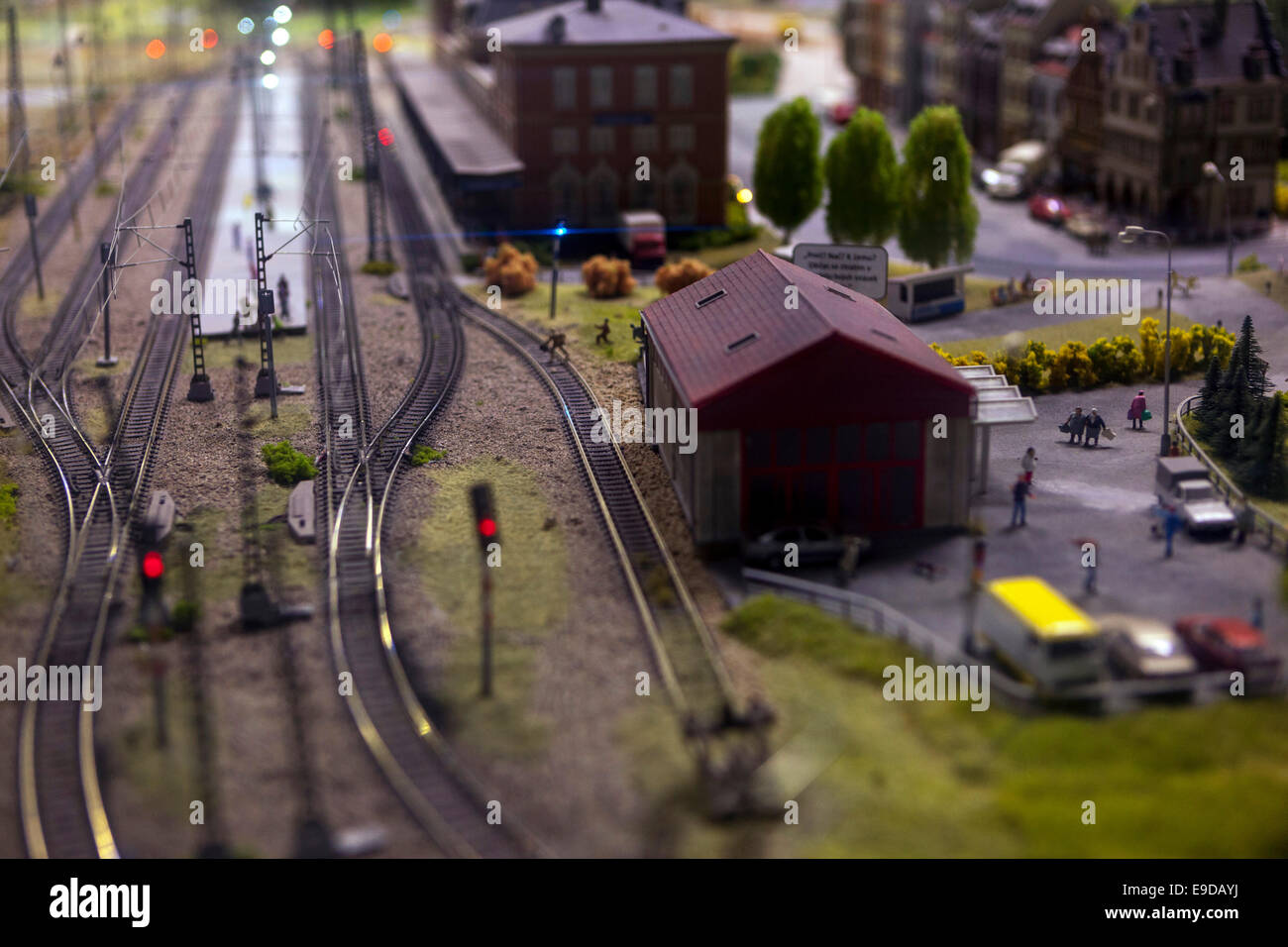 Railway model, Prague Czech Republic Stock Photo