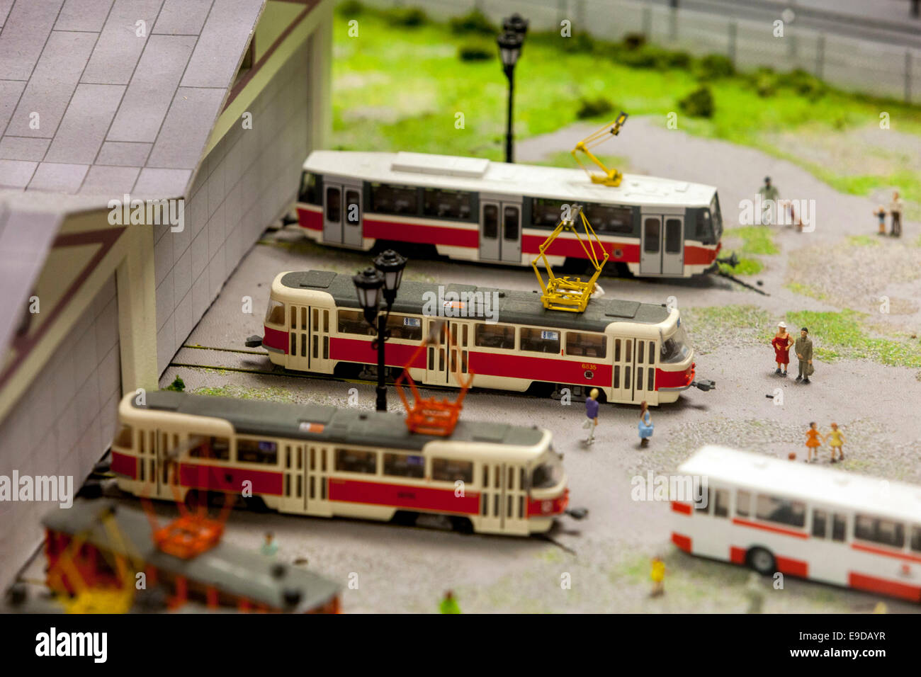 Railway model, Prague Czech Republic Stock Photo Alamy