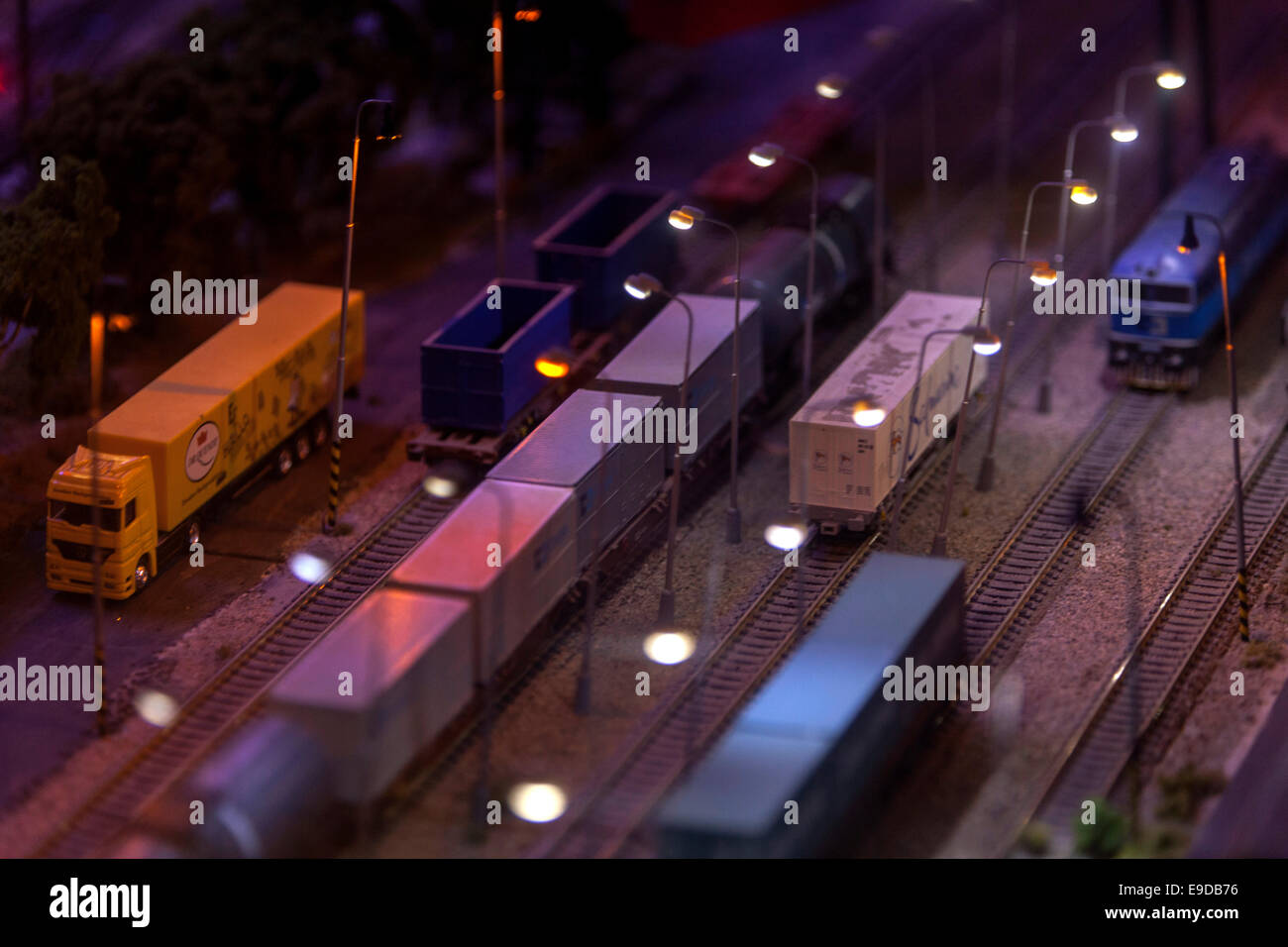 Railway model, Prague Czech Republic Stock Photo Alamy