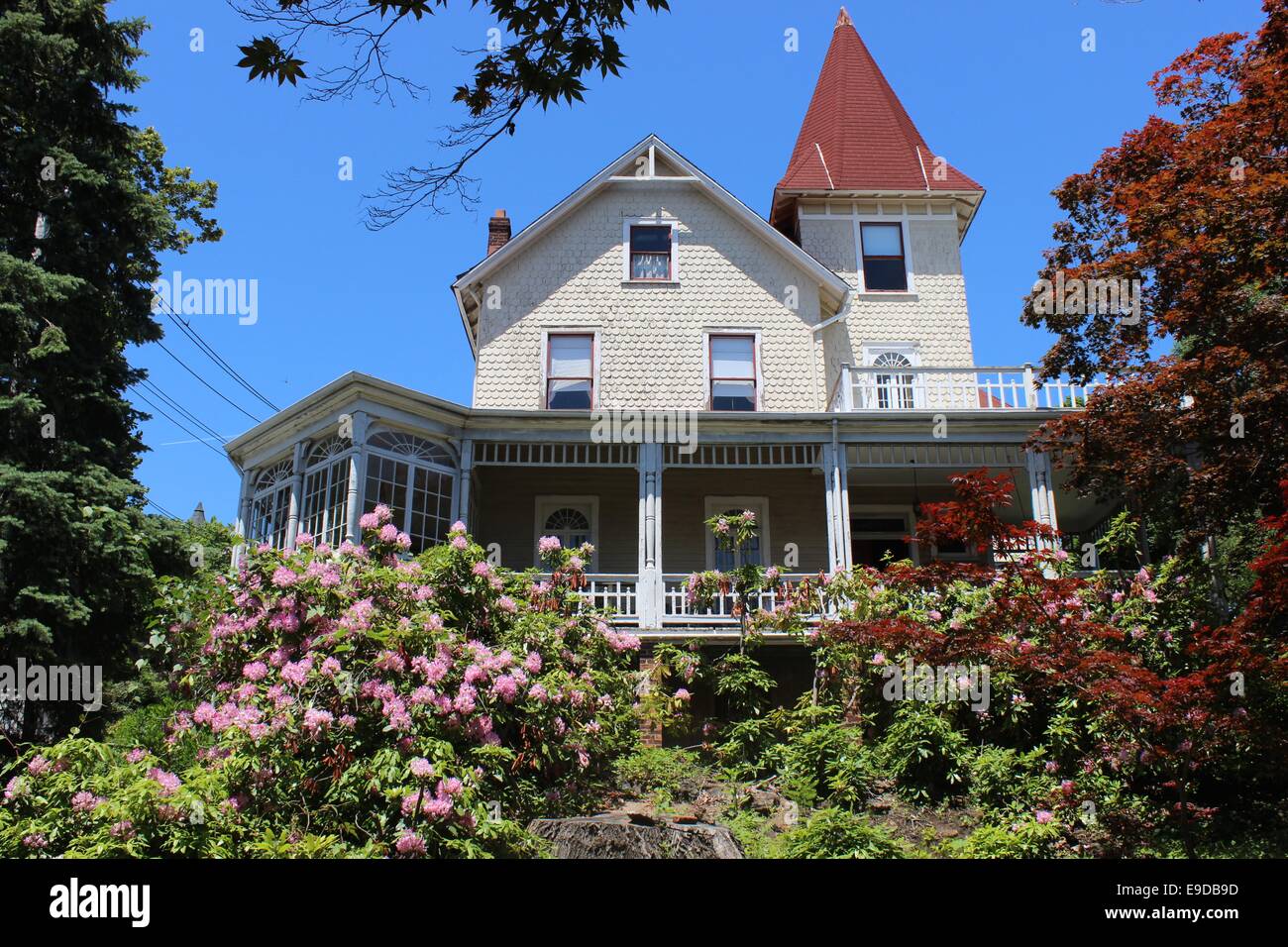 Queen Anne House, Stapleton, Staten Island, New York Stock Photo Alamy