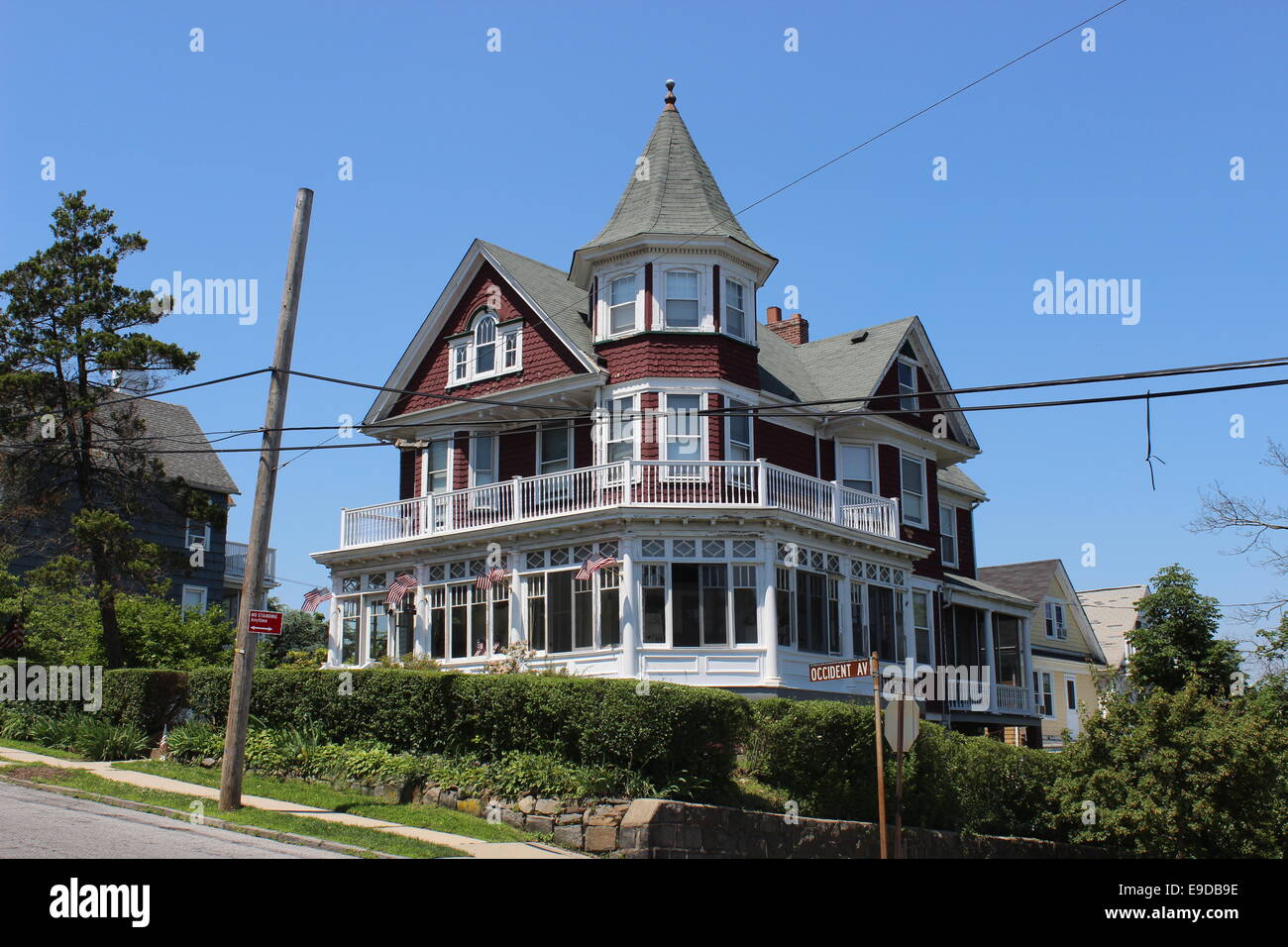 Queen Anne House, Stapleton, Staten Island, New York Stock Photo