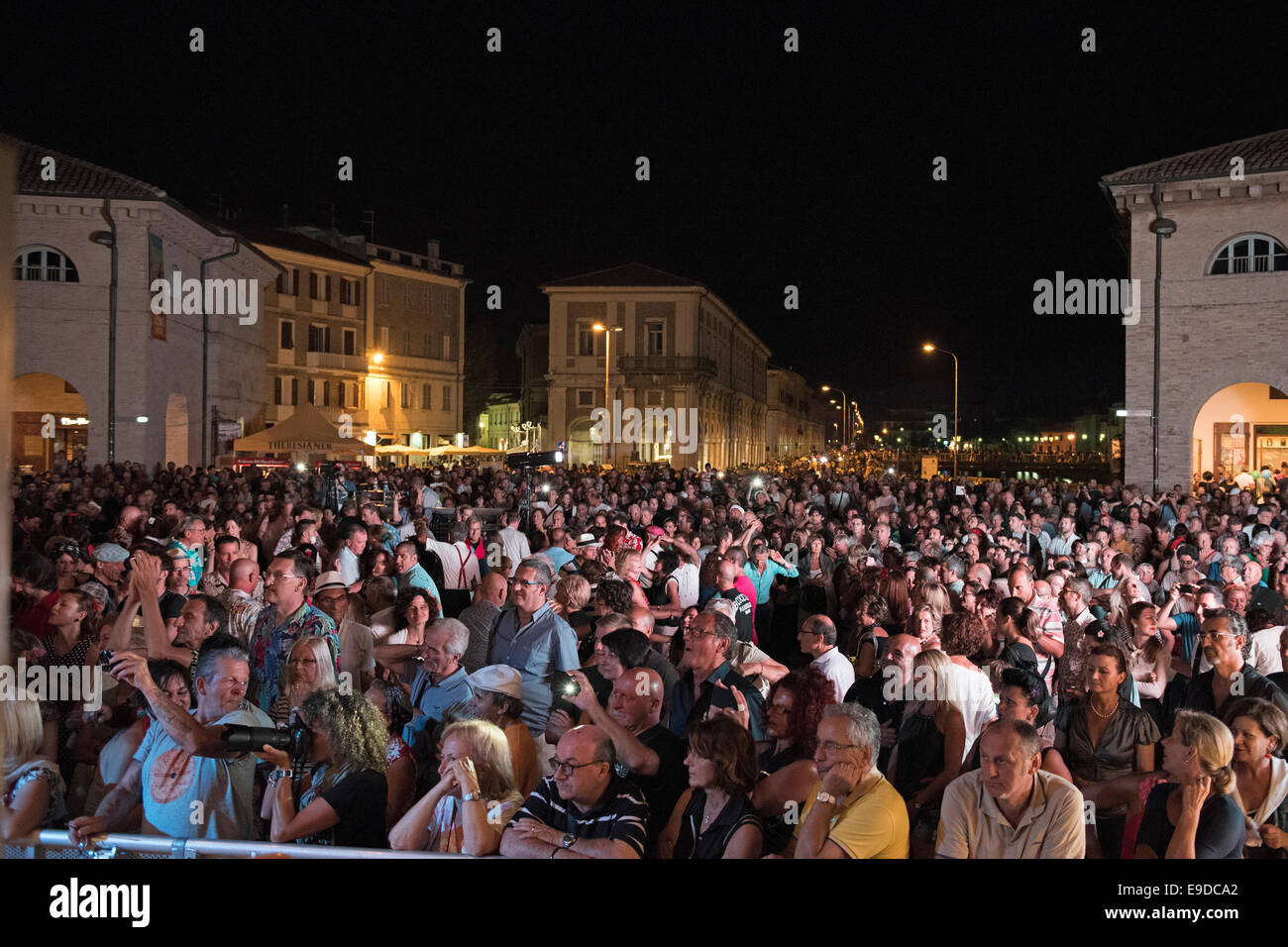 Viewers, Summer Jamboree,  Palco Centrale, Foro Amnonario, Rocca Roveresca, Senigallia, Stock Photo