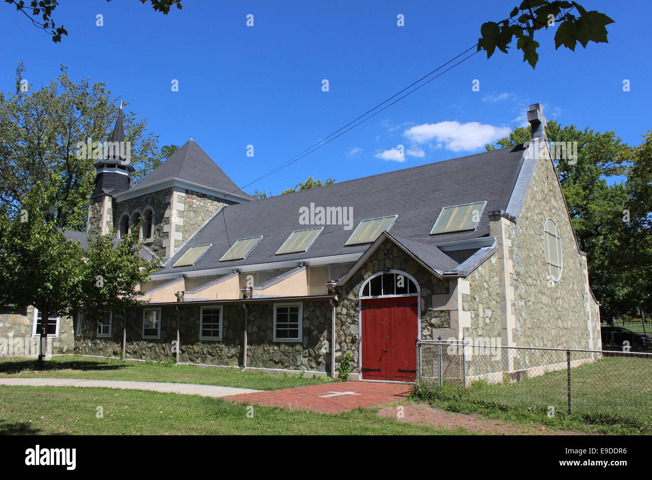 Reformed Church of Huguenot Park, Huguenot, Staten Island, New York Stock Photo