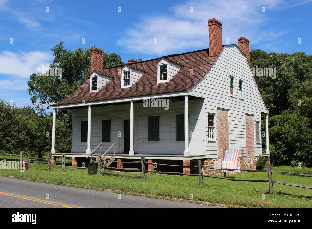 Crocheron House, Historic Richmondtown, Staten Island, New York Stock