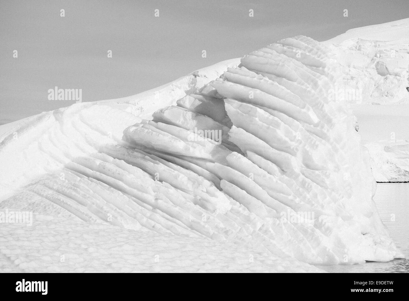 Iceberg in Antarctic waters Stock Photo