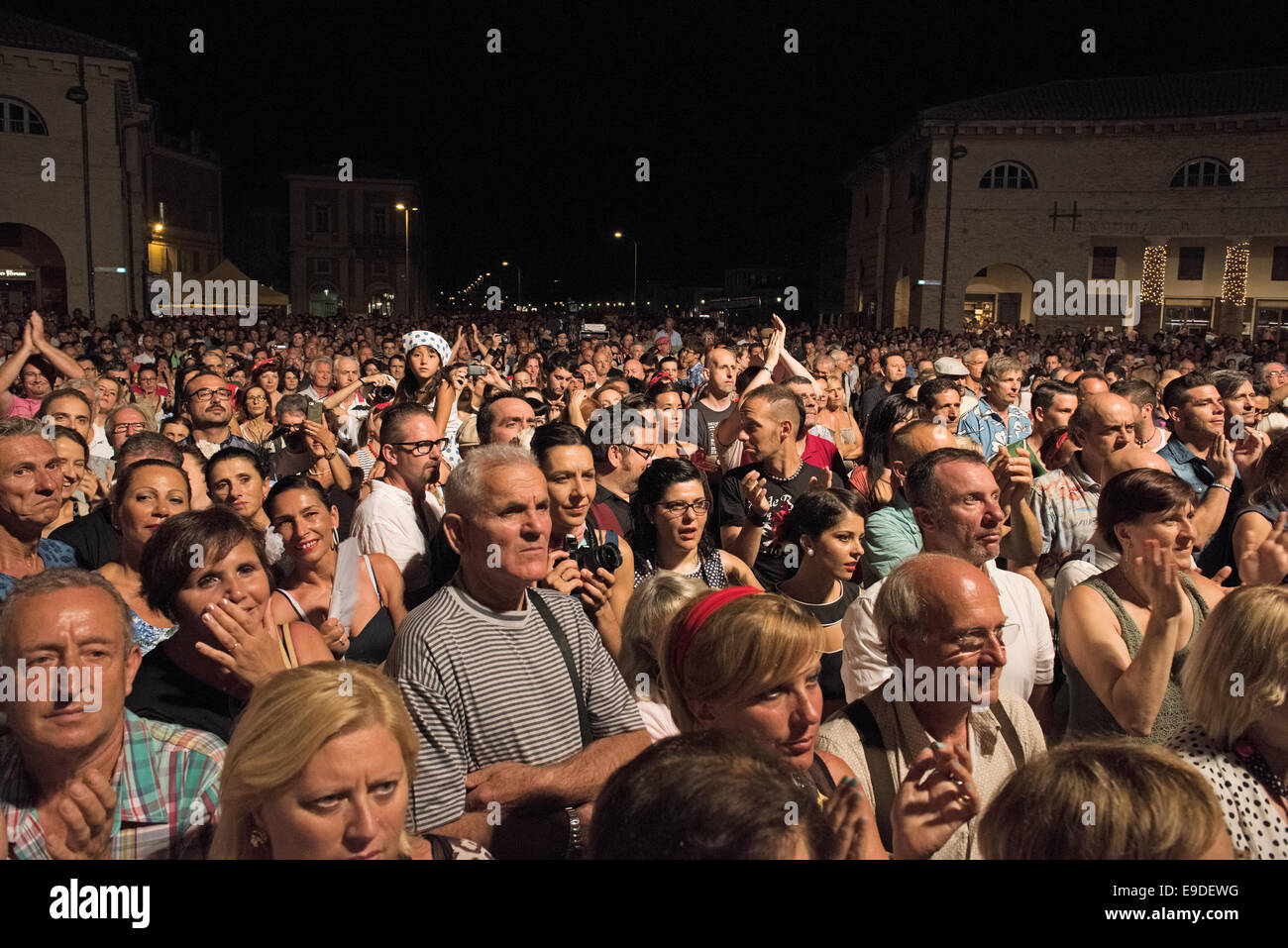 Viewers, Summer Jamboree,  Palco Centrale, Foro Amnonario, Rocca Roveresca, Senigallia, Stock Photo