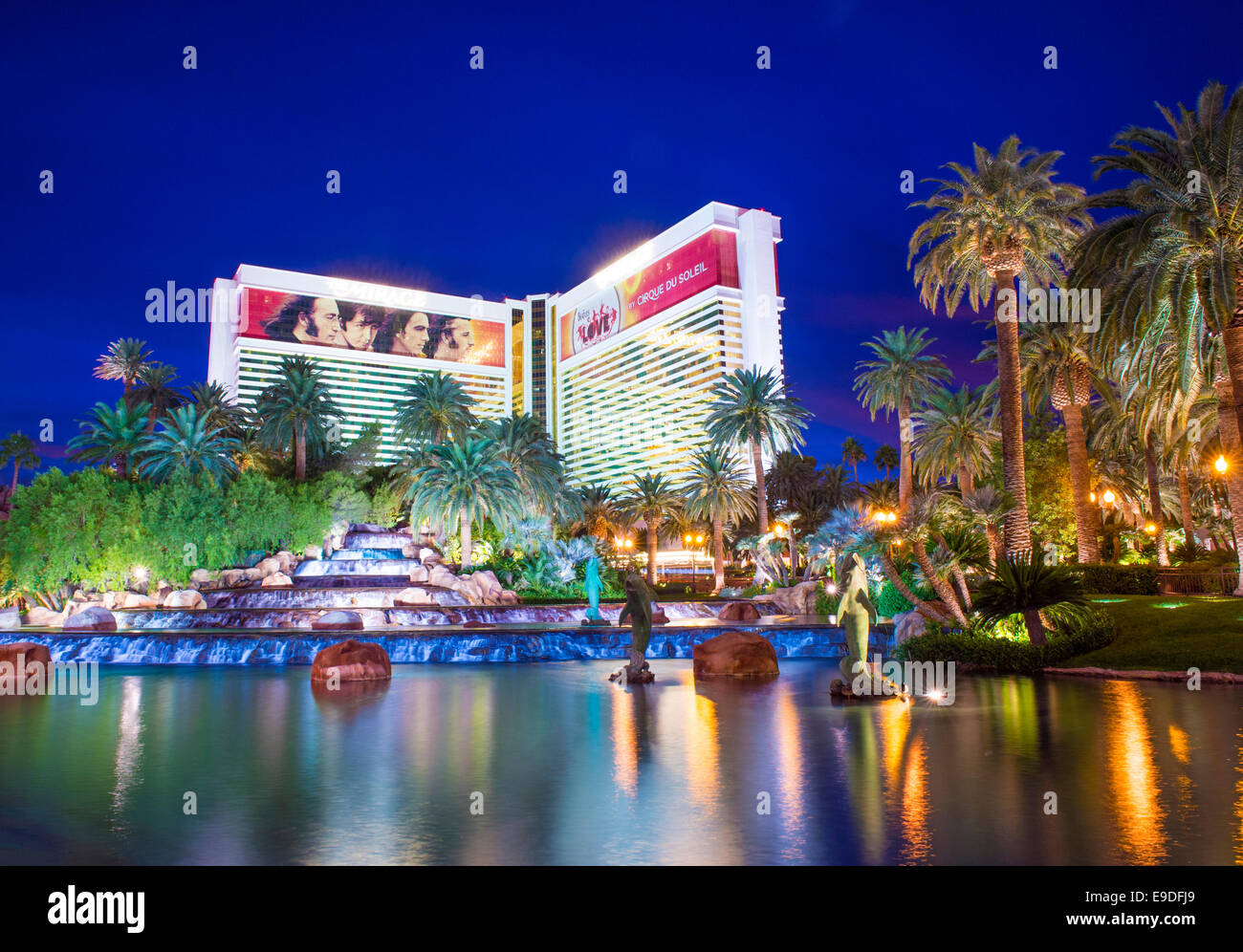 The Mirage Hotel in Las Vegas Stock Photo Alamy