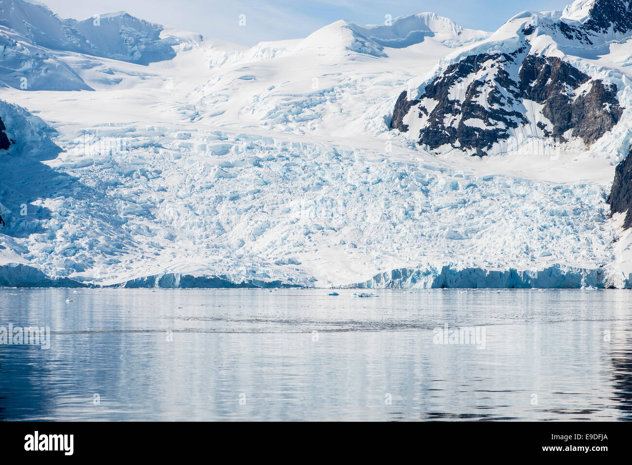Glacier, Antarctica Stock Photo