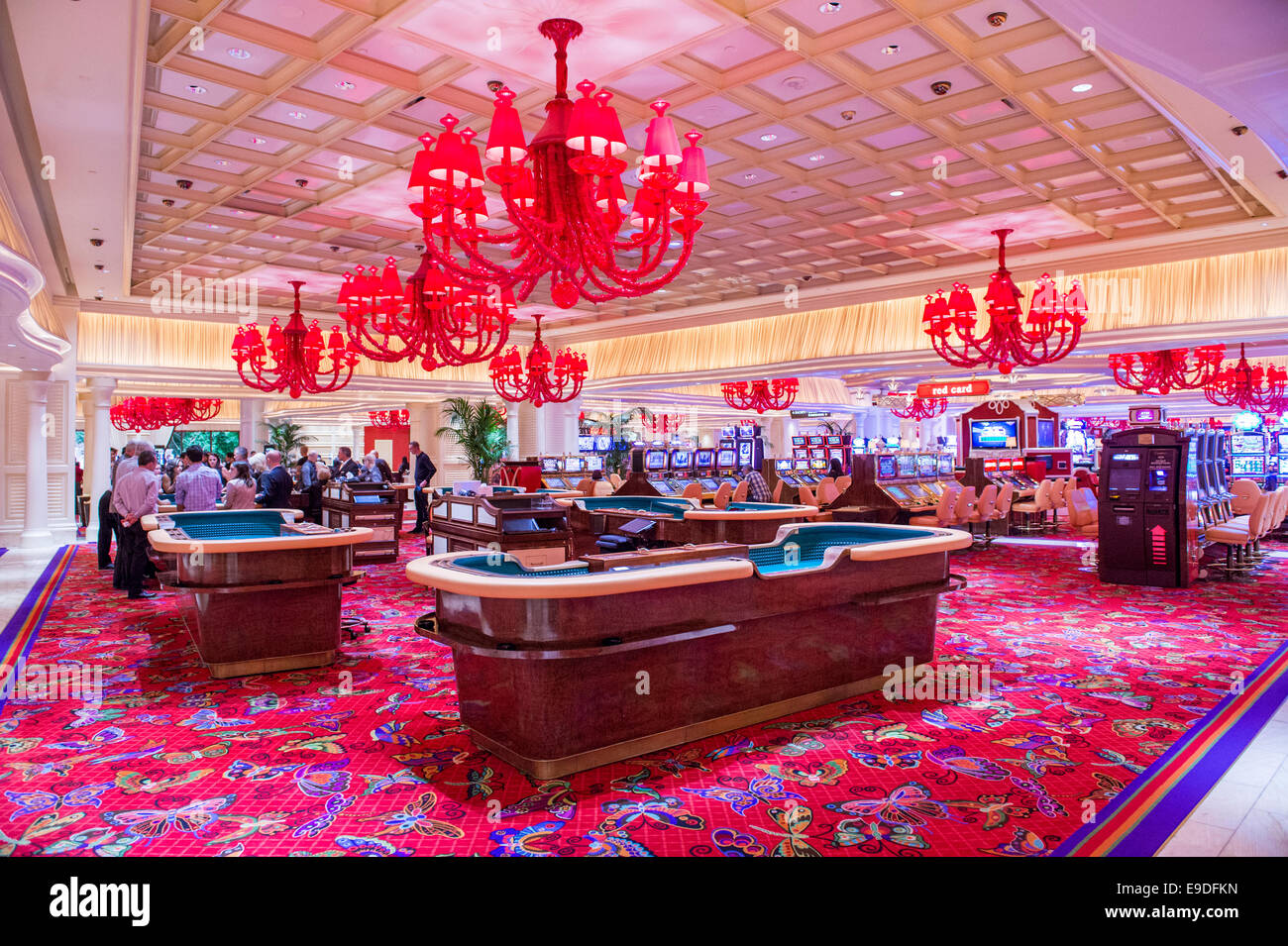 The interior of Encore Hotel and casino in Las Vegas Stock Photo - Alamy