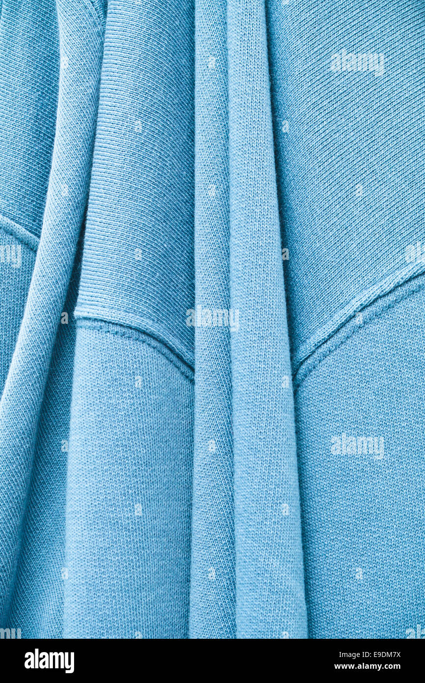 Close up of a folded hanging cotton jumper Stock Photo Alamy