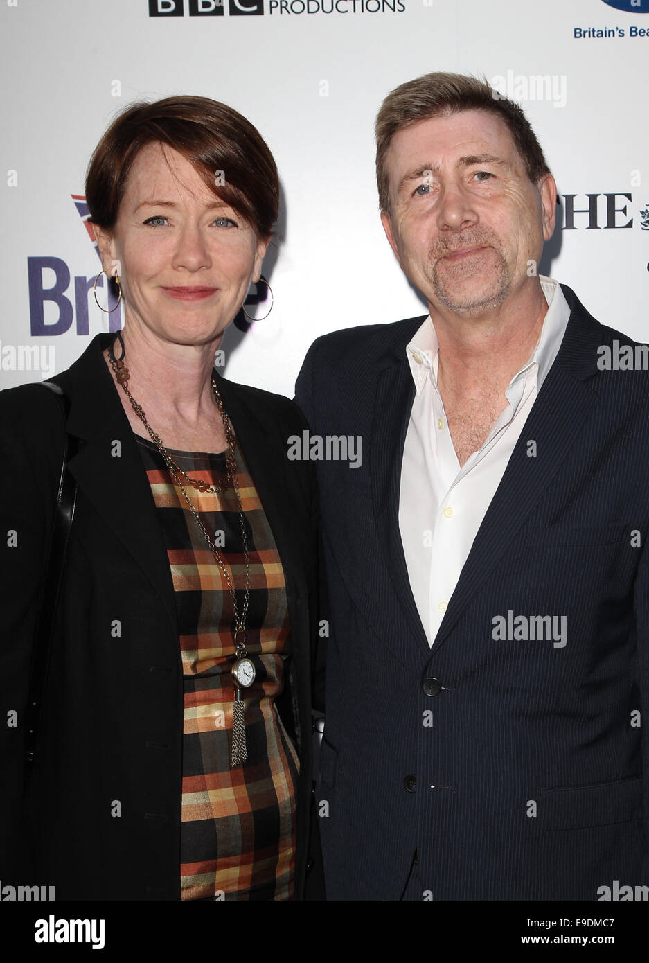 8th Annual BritWeek Launch Party Featuring: Ann Cusack,Jim Piddock Where: Los Angeles, California, United States When: 22 Apr 2014 Stock Photo