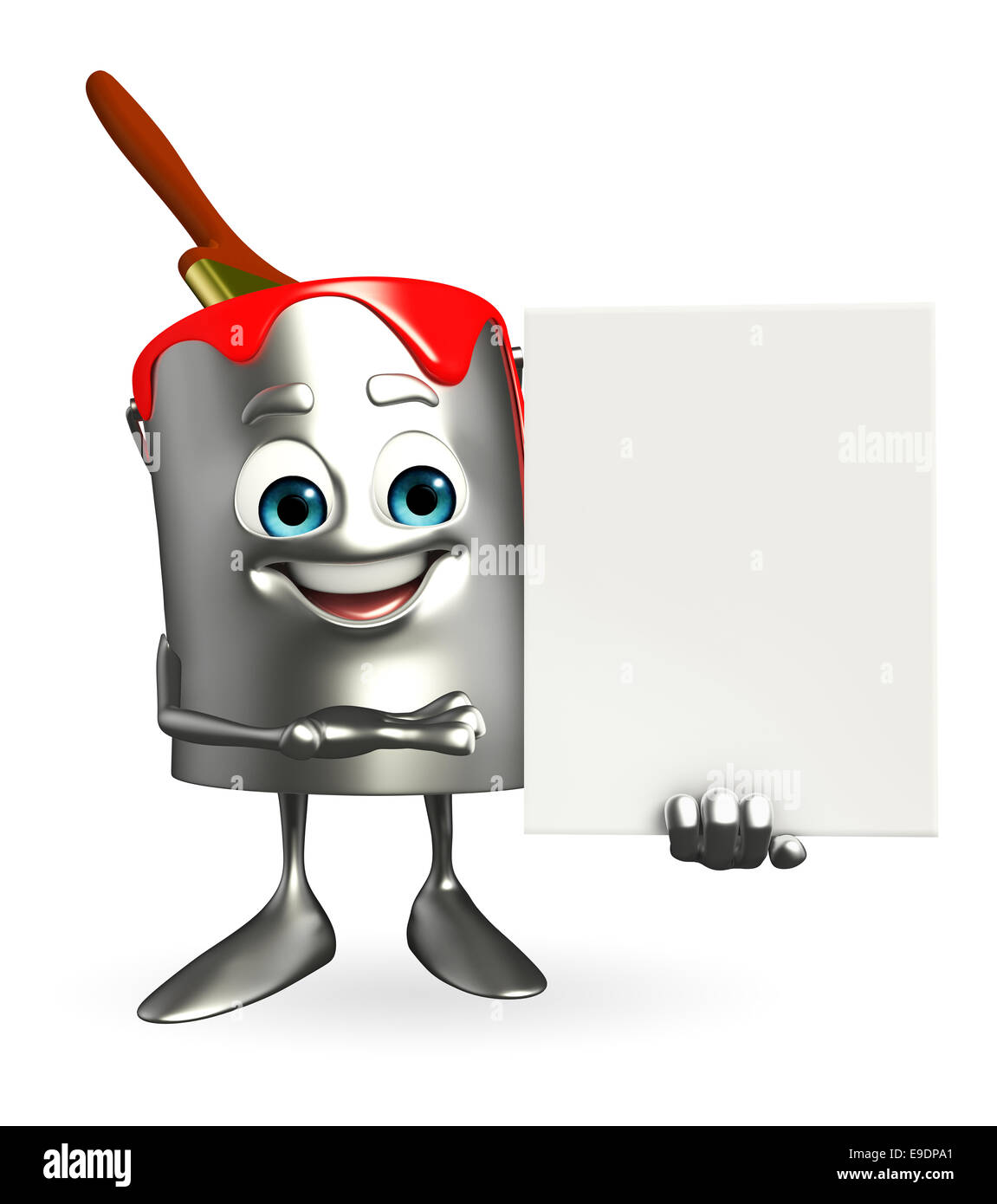 Cartoon character paint bucket red hi-res stock photography and images ...