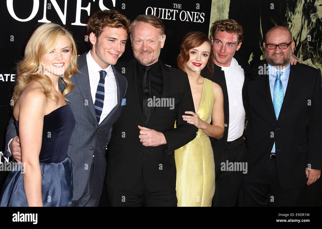 Los Angeles premiere of 'The Quiet Ones' - Arrivals Featuring: The cast  Where: Los Angeles, California, United States When: 22 Apr 2014 Stock Photo  - Alamy