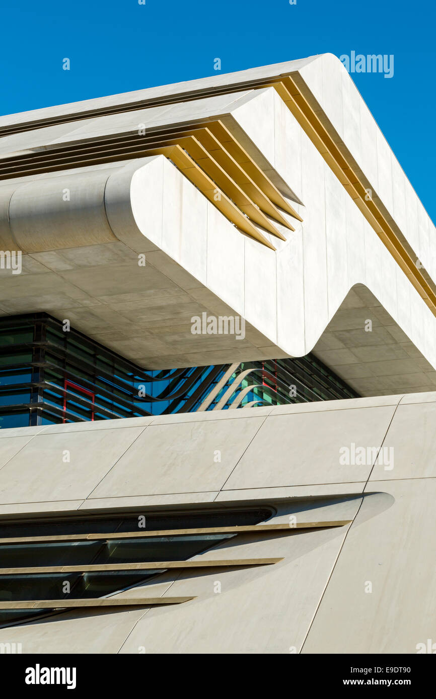 Pierrevives, Multimedia,library by Zaha Hadid, Montpellier, Herault, France Stock Photo