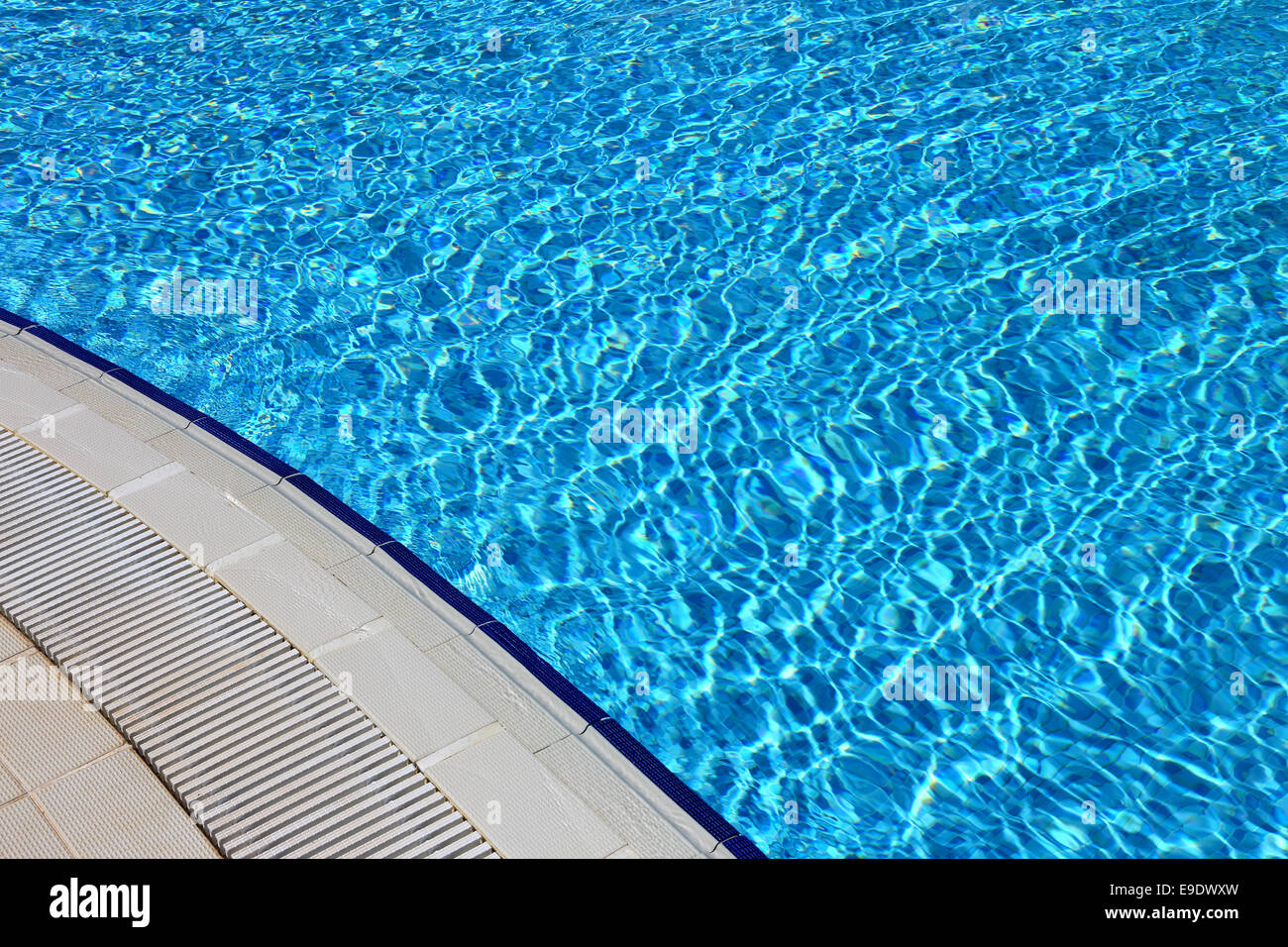 blue clear water in the swimming pool Stock Photo - Alamy