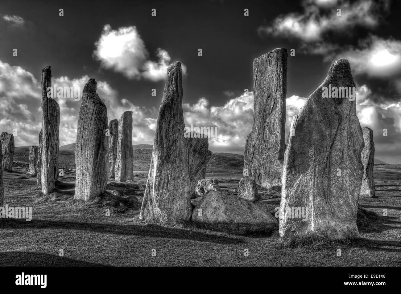 Standing Stones of Callanish, Isle of Lewis. Stock Photo