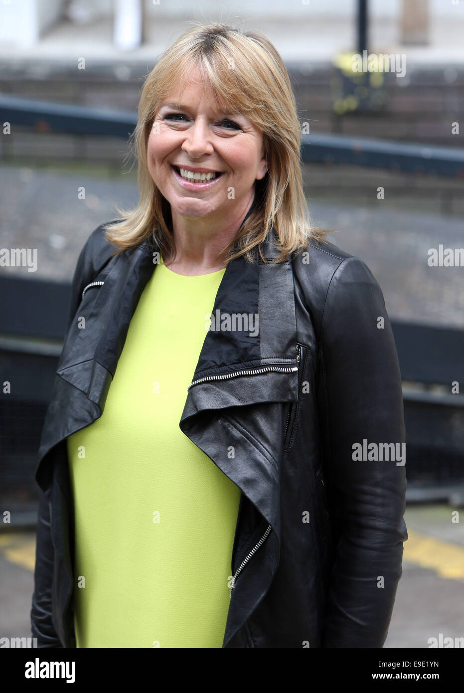 Fern Britton outside ITV Studios Featuring: Fern Britton Where: London ...