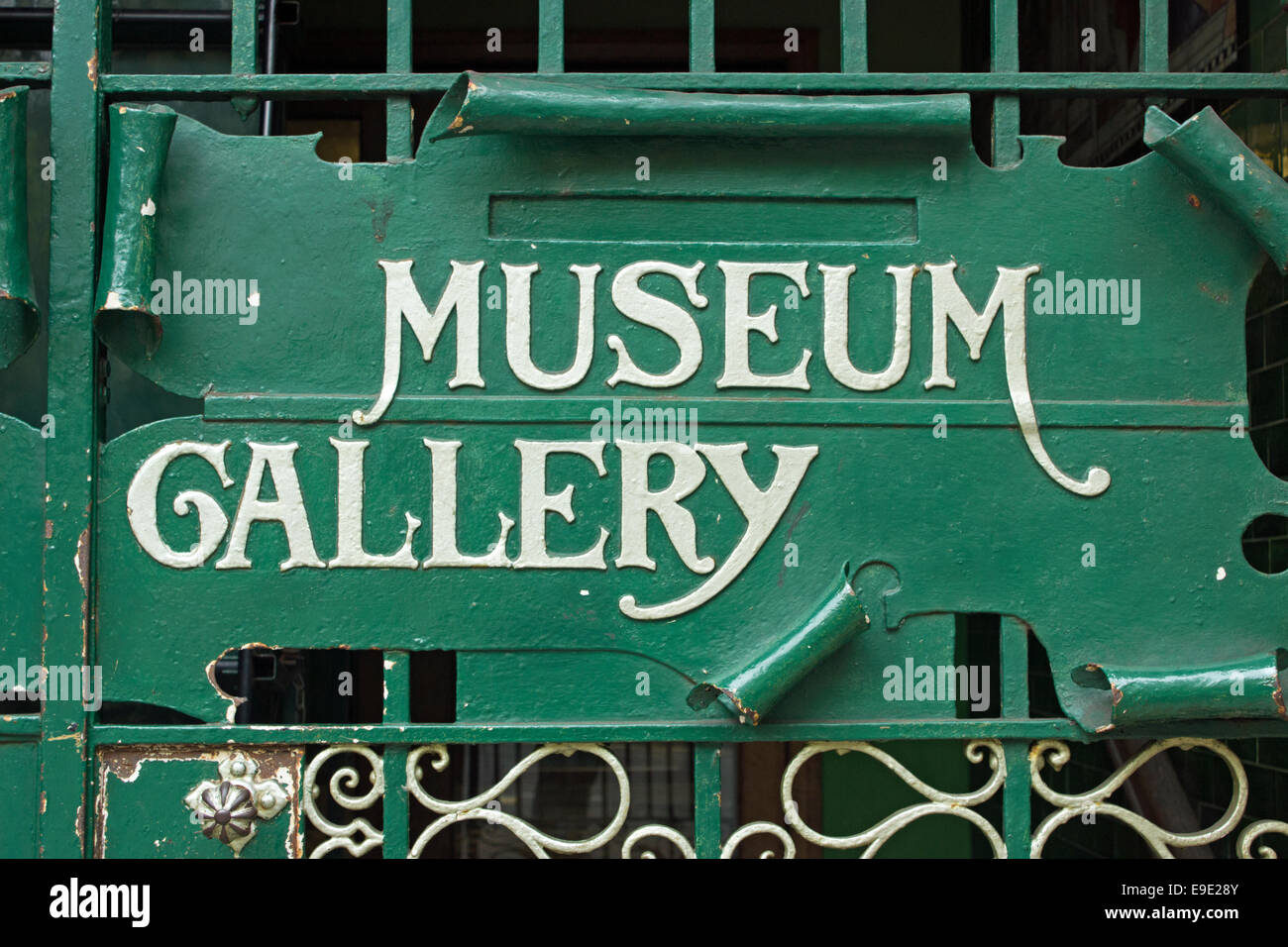 Blackburn Museum Sign Stock Photo Alamy